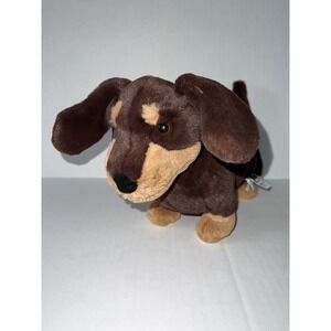 Jellycat Otto Sausage Dog Plush Brown Tan Dachshund Stuffed Animal Toy 11"
